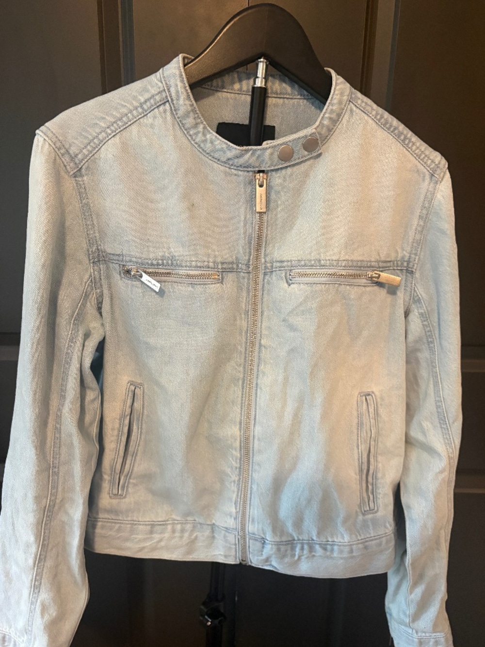 Moto Style Denim Jacket